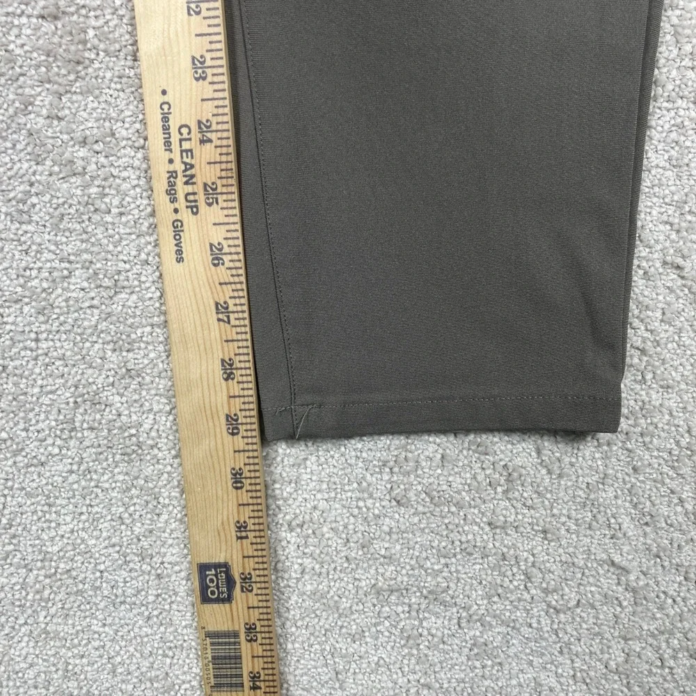 Cuts AO Slim Fit Pants Mens 33x32 (33x29.5) Brown Gray Performance Athleisure